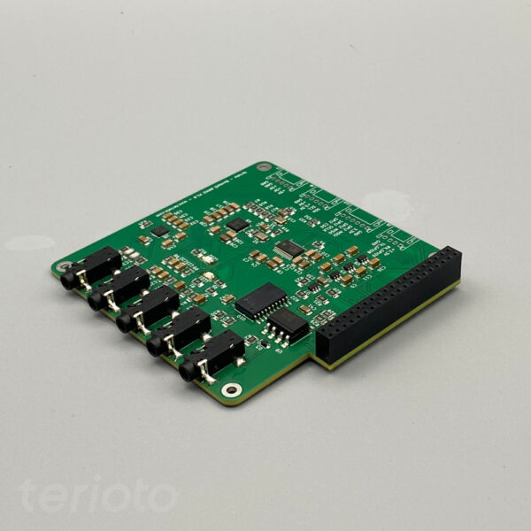BentoIO AMH2 Professional Audio/MIDI HAT for Raspberry Pi