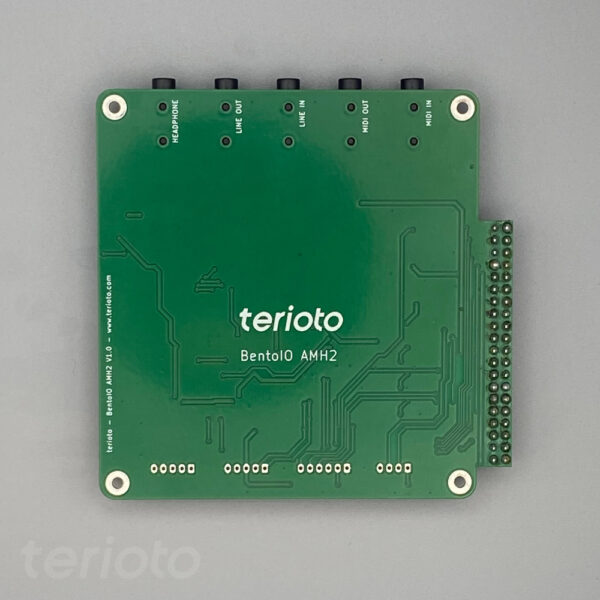 BentoIO AMH2 Professional Audio/MIDI HAT for Raspberry Pi