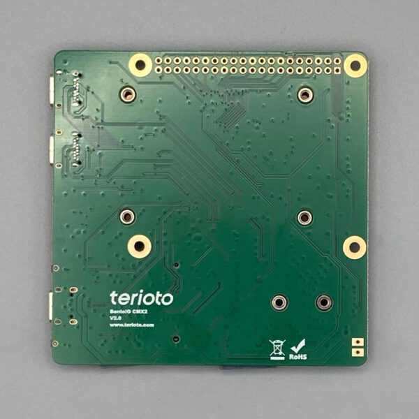 BentoIO CMX2 IO-Carrier Board for Raspberry Pi Compute Module 5 + Low Profile Heatsink